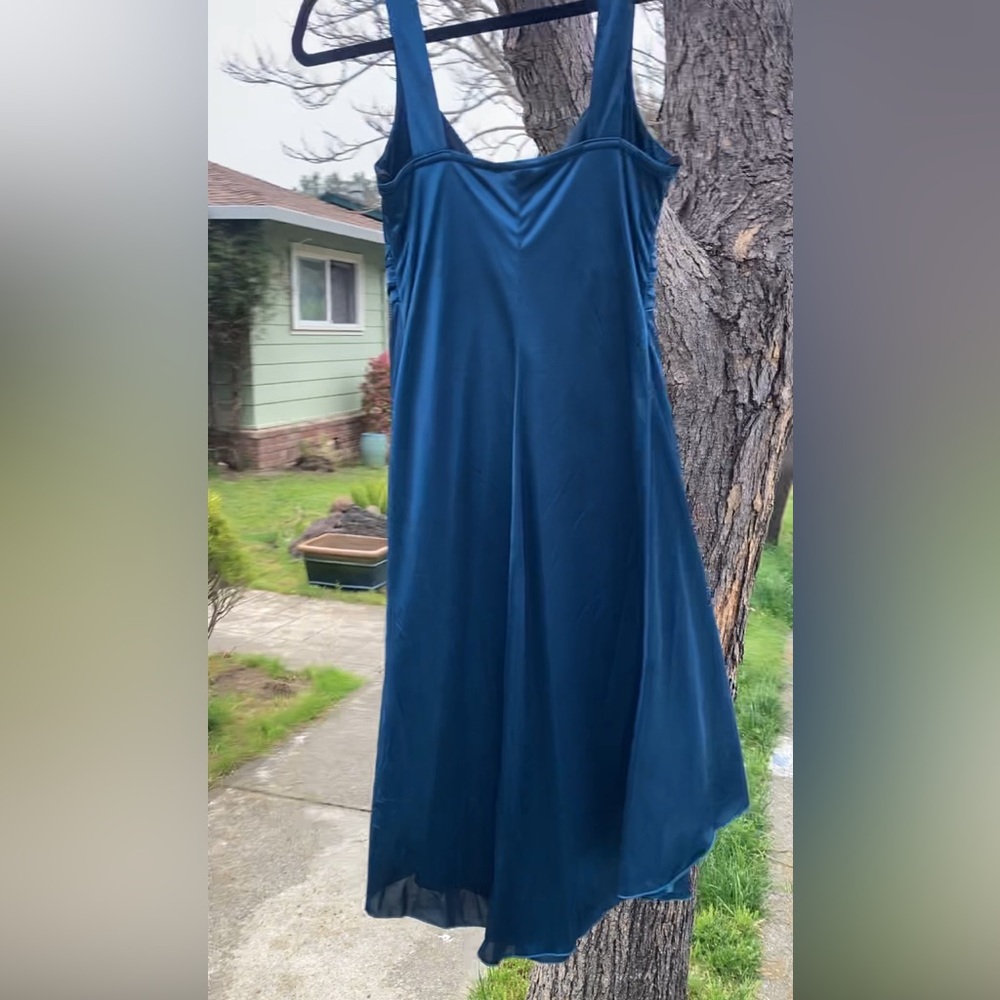 Deep Turquoise/Blue Event Dress - Picture 6 of 10